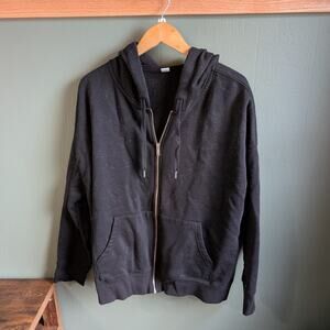XXL Old Navy Black Zip Up Sweatshirt